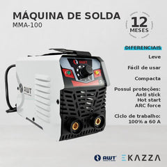 Máquina de Solda Inversora MMA-100 AWT