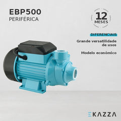 Bomba Periférica Autoaspirante Eksm60 0,5 HP Aquastrong