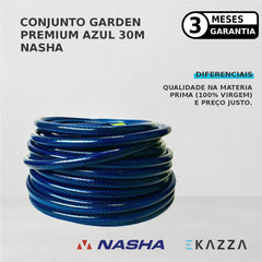 Conjunto Mangueira Garden Premium Azul 30m - Nasha