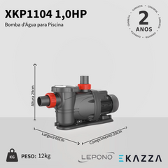 Bomba d'Água para Piscina XKP1104A Lepono 1,0HP