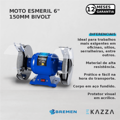 Motoesmeril 6" 150mm Bivolt - Bremen