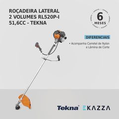 Roçadeira Lateral 2 vol RL520P-I 51 6CC - Tekna