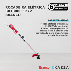 Roçadeira Elétrica BR1300C - Branco