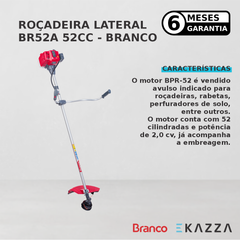 Roçadeira Lateral BR52A 52CC - Branco