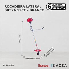 Roçadeira Lateral BR52A 52CC - Branco