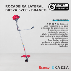 Roçadeira Lateral BR52A 52CC - Branco