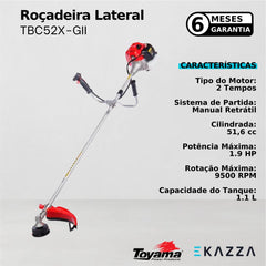 Roçadeira TBC52X-GII- Toyama