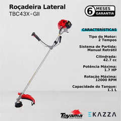 Roçadeira TBC43X-GII- Toyama