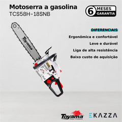 Motosserra a gasolina TCS58H-18SNB - Toyama