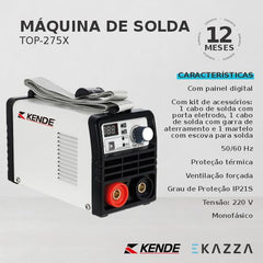 Máquina de Solda Inversora MMA-TIG Top-275X KENDE