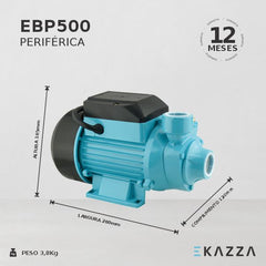 Bomba Periférica Autoaspirante Eksm60 0,5 HP Aquastrong