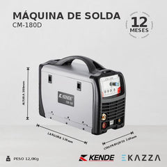 Máquina Solda Inversora MULTI-PROCESSO CM-180D MMA - KENDE