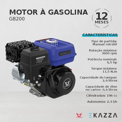 Motor à Gasolina GB200 - ZS POWER