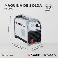 Máquina de Solda Inversora MMA IN-130D - KENDE