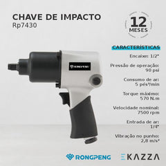 Chave de Impacto RP7430 - RONGPENG