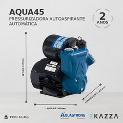 Bomba d'água Autoaspirante AQUA45 1,0 HP 220V Aquastrong