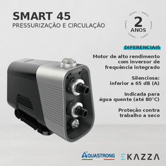 Bomba Pressurizadora SMART 45 0,75 HP 220V Aquastrong